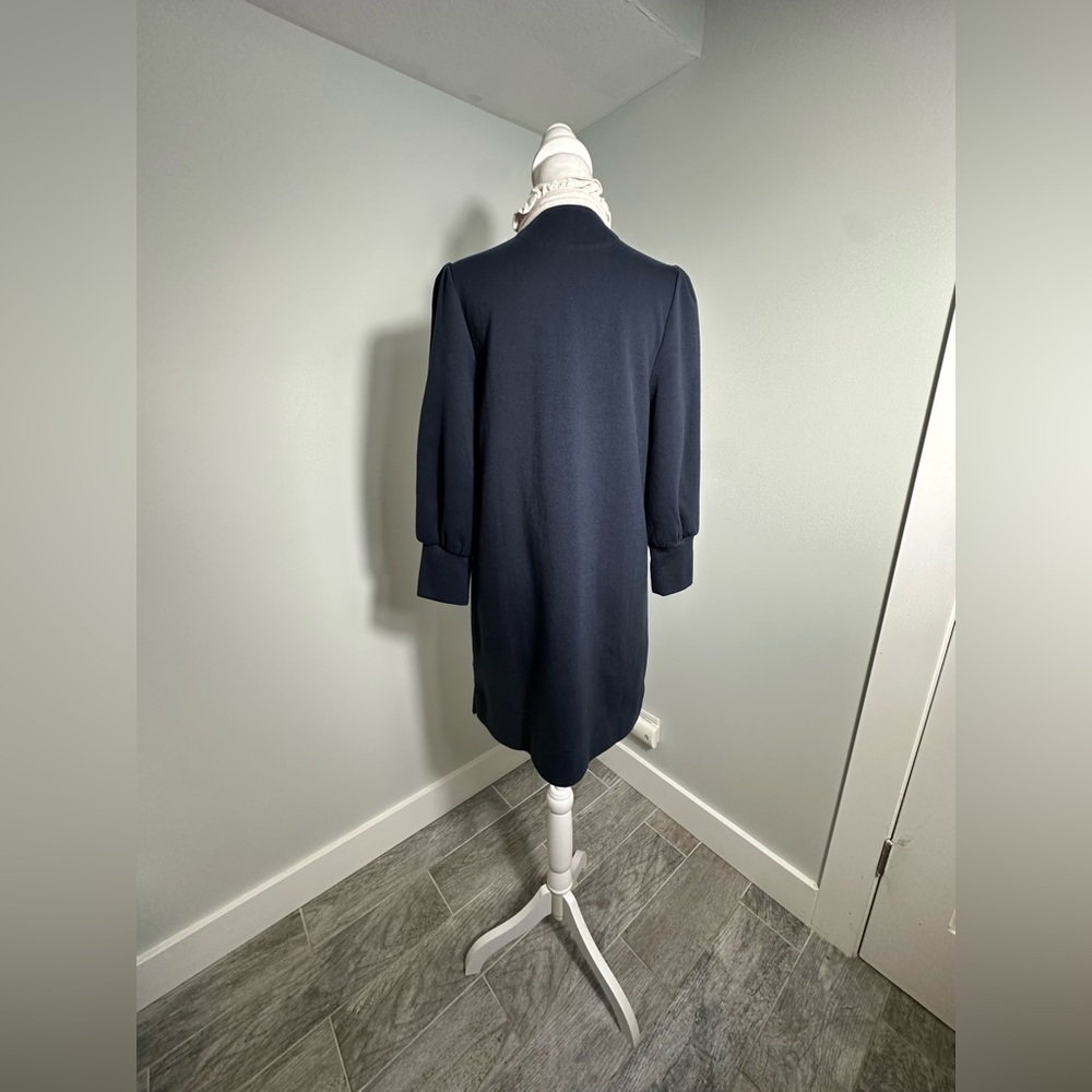 Tuckernuck Pomander Place Navy Charlotte Terry Minimalist Dress Size Small - Picture 8 of 17